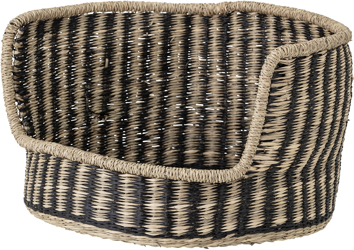 Hundekurv Bloomingville Lenina Søgræs Sort 4040 Hundeseng Til Små Mellemstore Hunde 5711173274093