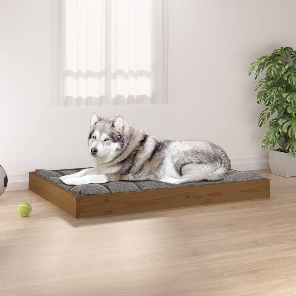 Hundeseng Massivt Fyrretræ 101   Gyldenbrun 8720287207122