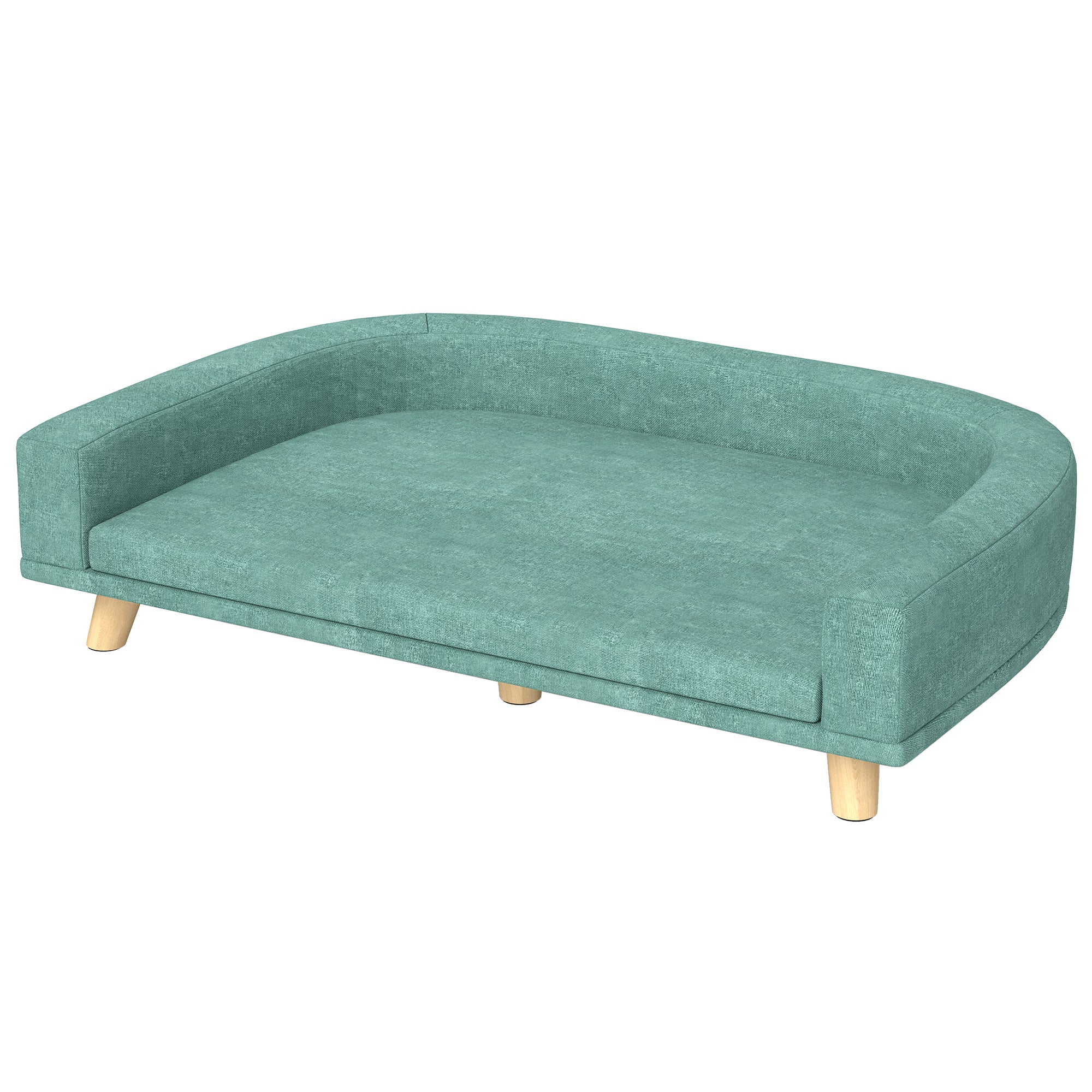 Hundeseng Hundesofa Kæledyrssofa Eukolyptustræ Grøn 4255633557254