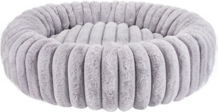 Nordic Paws Ripple Comfort Dogbed Lysegrå 100x100x22cm 6932582200346