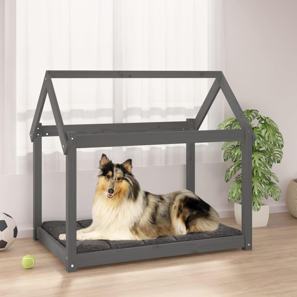Hundeseng Massivt Fyrretræ 101  Grå 8720287207115
