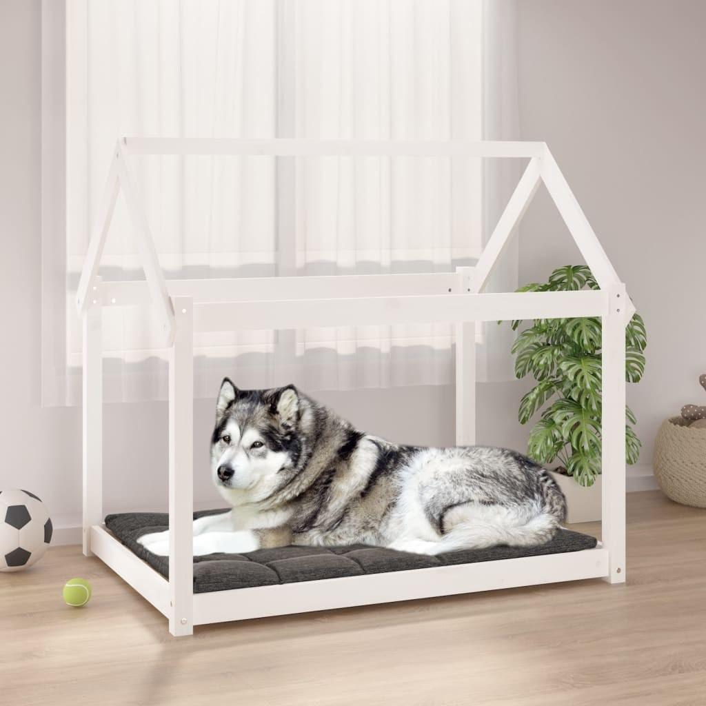Hundeseng Massivt Fyrretræ Hvid 111   100 8720287207153