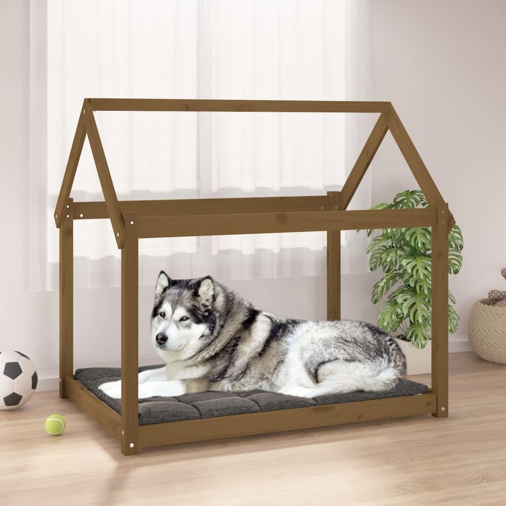 Hundeseng Massivt Fyrretræ 111   100 Gyldenbrun 8720287207177