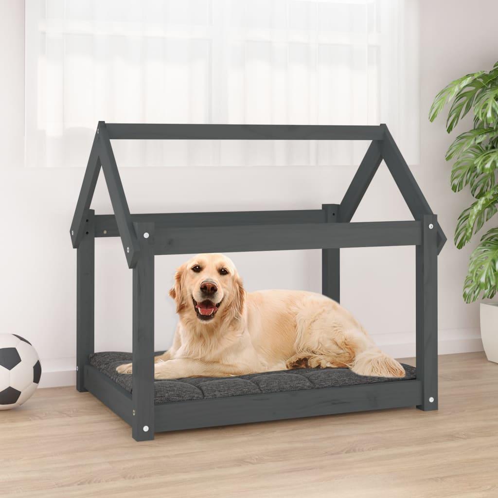 Hundeseng Træ   Grå Massivt Fyrretræ 8720287207061