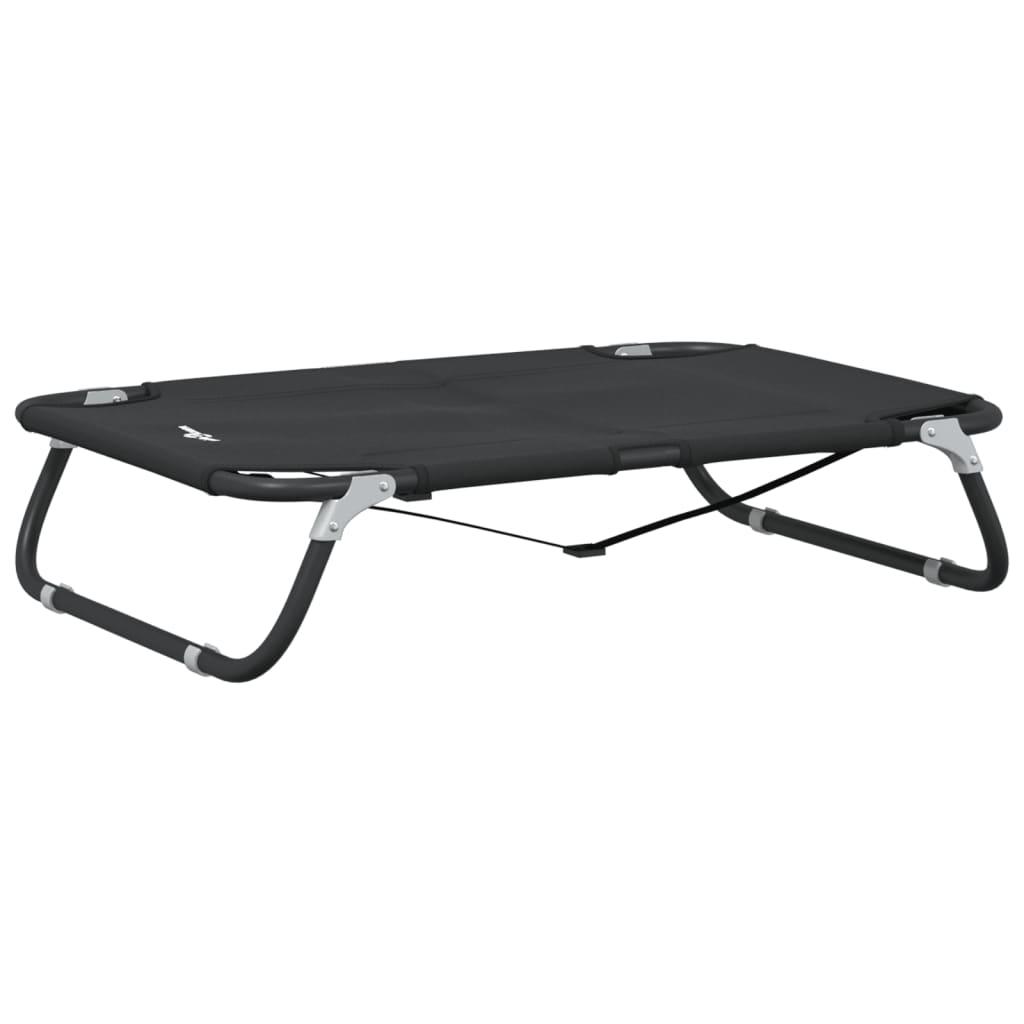 Foldbar Hundeseng Oxfordstof Antracitgrå 8721012474703